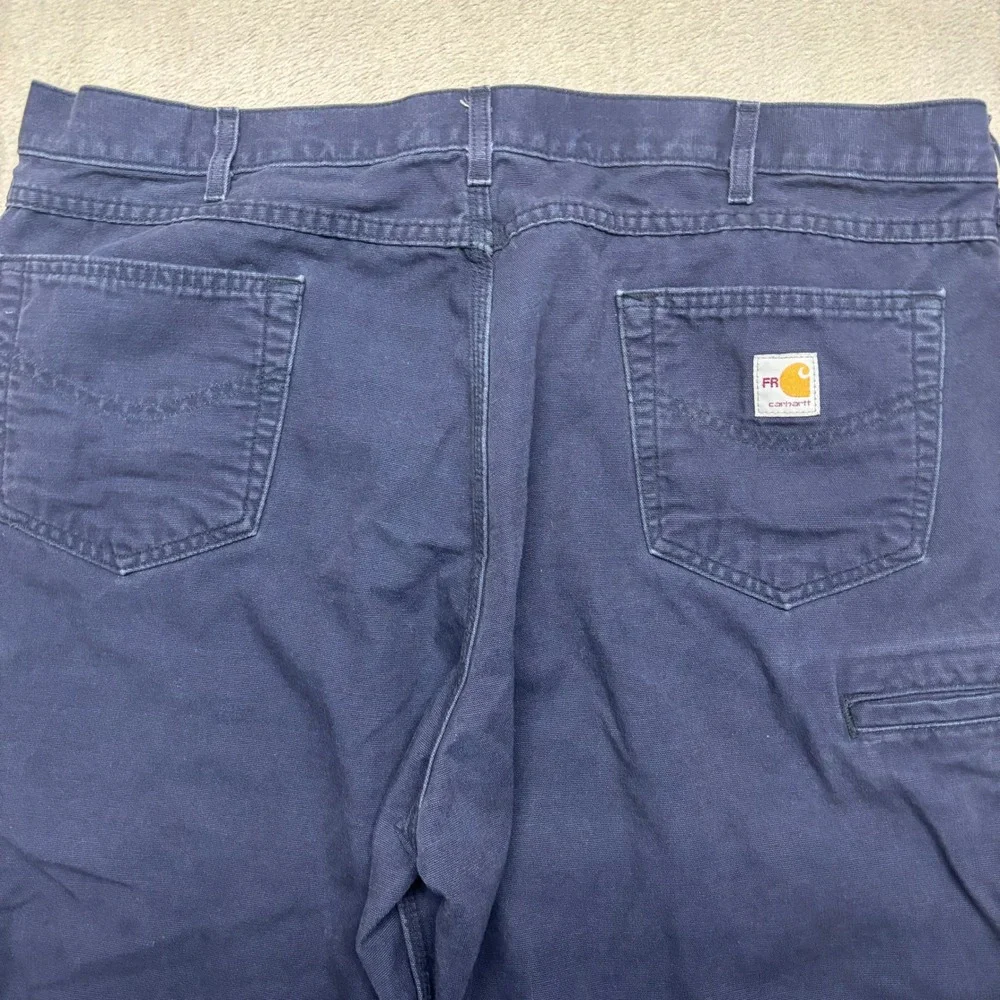 Carhartt Pants Mens 44x30 (42x30) FRB159-DNY Dark Navy Flame Resistant CAT 2